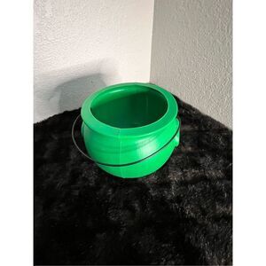 St Patrick's Day/Easter Candy Green Pot O' Gold Blow Mold Pail/Bucket